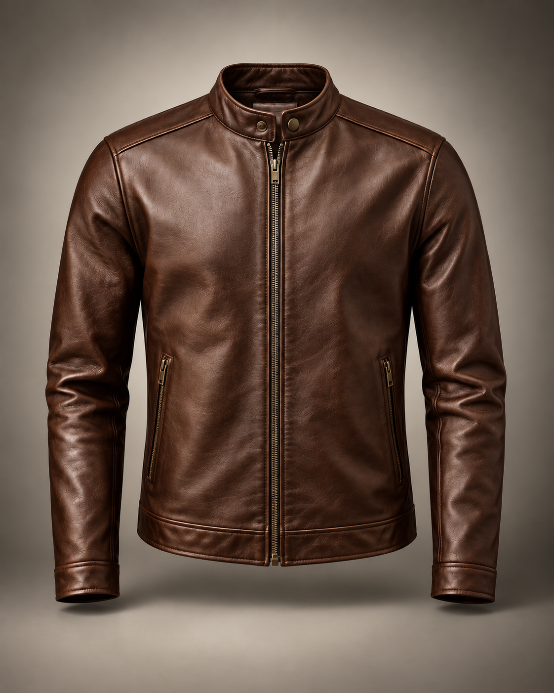 Full-grain leather and construction detail