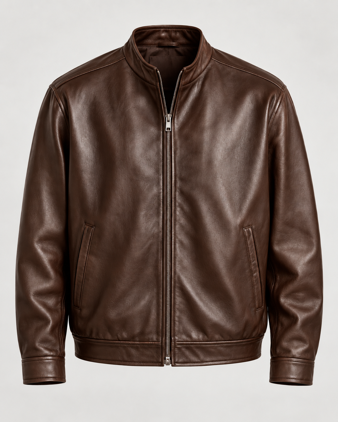 The Tribeca Blouson leather, hardware and construction detail